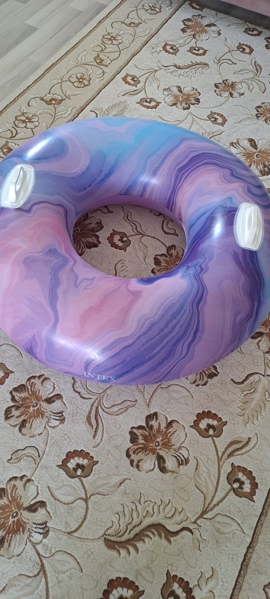 Pastel Mor Desenli Çocuk Deniz Simidi - Görsel 2