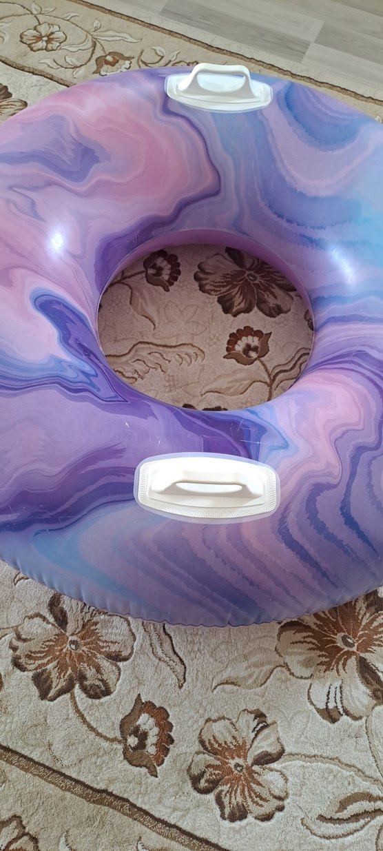 Pastel Mor Desenli Çocuk Deniz Simidi - Görsel 3