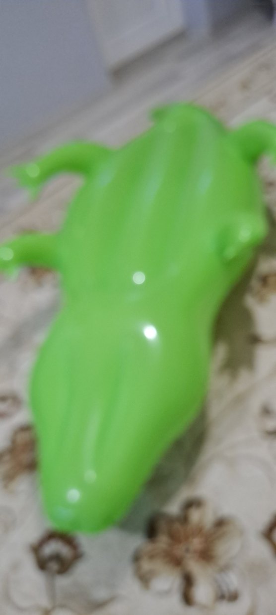 Renkli Yeşil Şişme Timsah Su Oyuncağı - Görsel 5