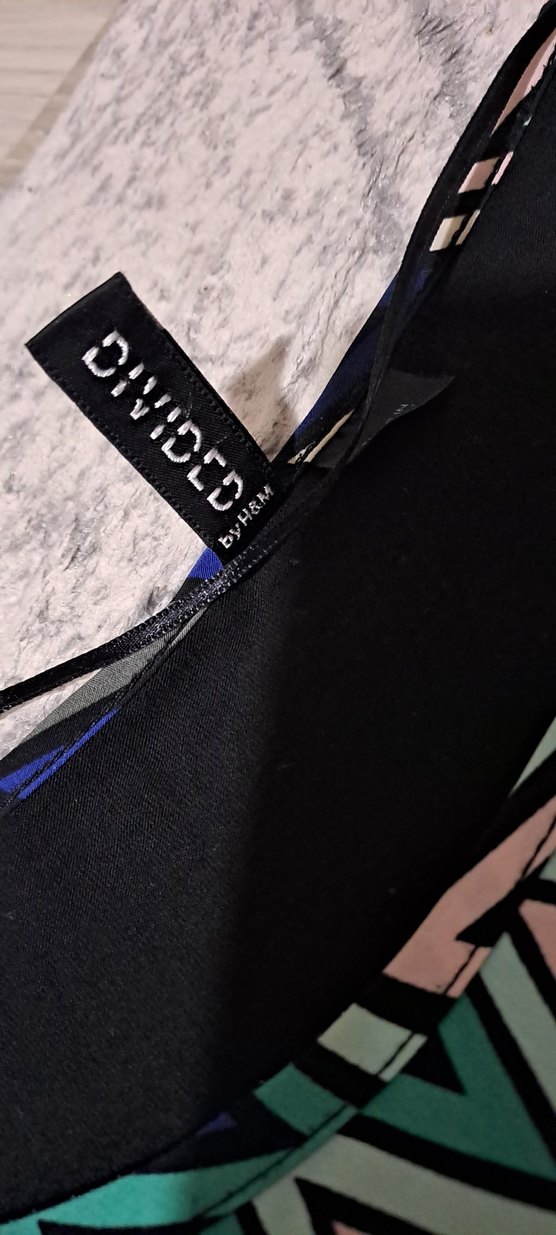 Mavi Bol Kesim Bohem Kadın Pantolon ve - Görsel 4