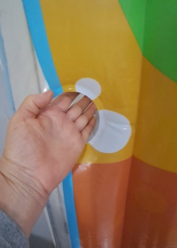 Renkli Turuncu Çocuk Şişme Plaj Matı - Görsel 3