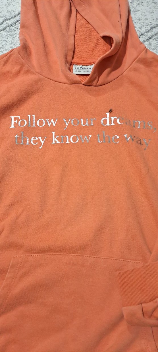 Kadın Kahverengi Kapüşonlu Sweatshirt - Görsel 2