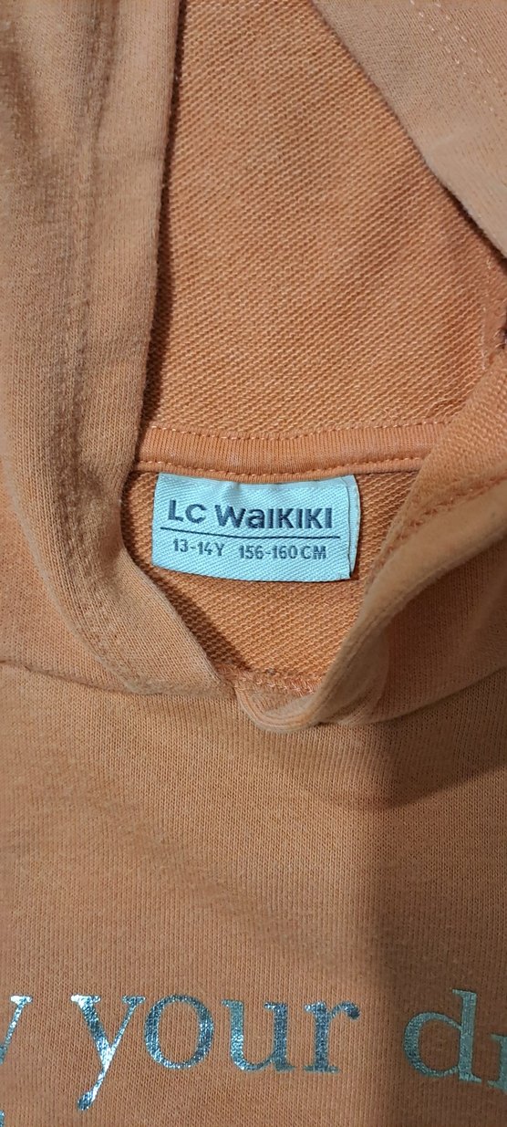 Kadın Kahverengi Kapüşonlu Sweatshirt - Görsel 5