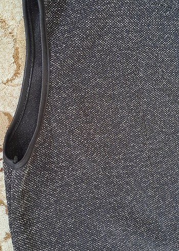 Düğmeli Gri Kadın Midi Kaban - Görsel 6