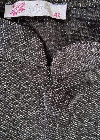 Düğmeli Gri Kadın Midi Kaban - Görsel 5