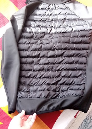 Siyah Kapüşonlu erkek Günlük Ceket - Görsel 7