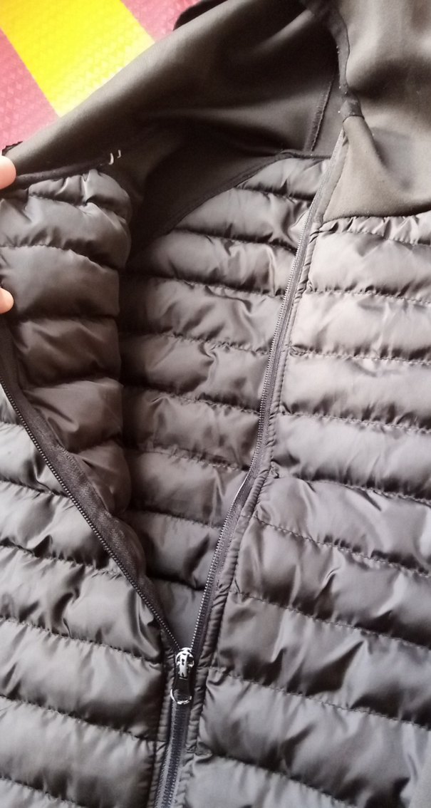 Siyah Kapüşonlu erkek  Günlük Ceket - Görsel 3