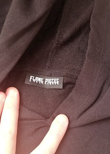 Kapüşonlu Uzun Kollu Baskılı Sweatshirt - Görsel 4