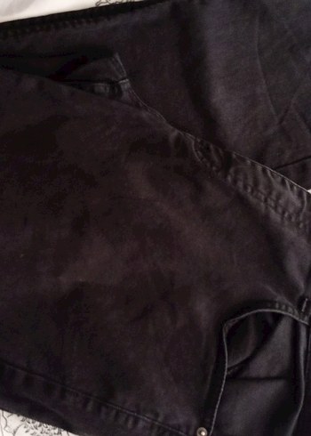 Düğmeli Rahat Kesim Kadın Kot Pantolon - Görsel 3