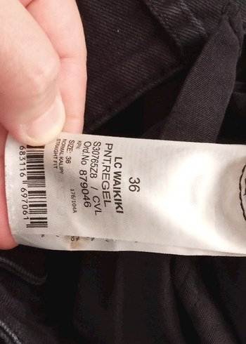 Düğmeli Rahat Kesim Kadın Kot Pantolon - Görsel 4