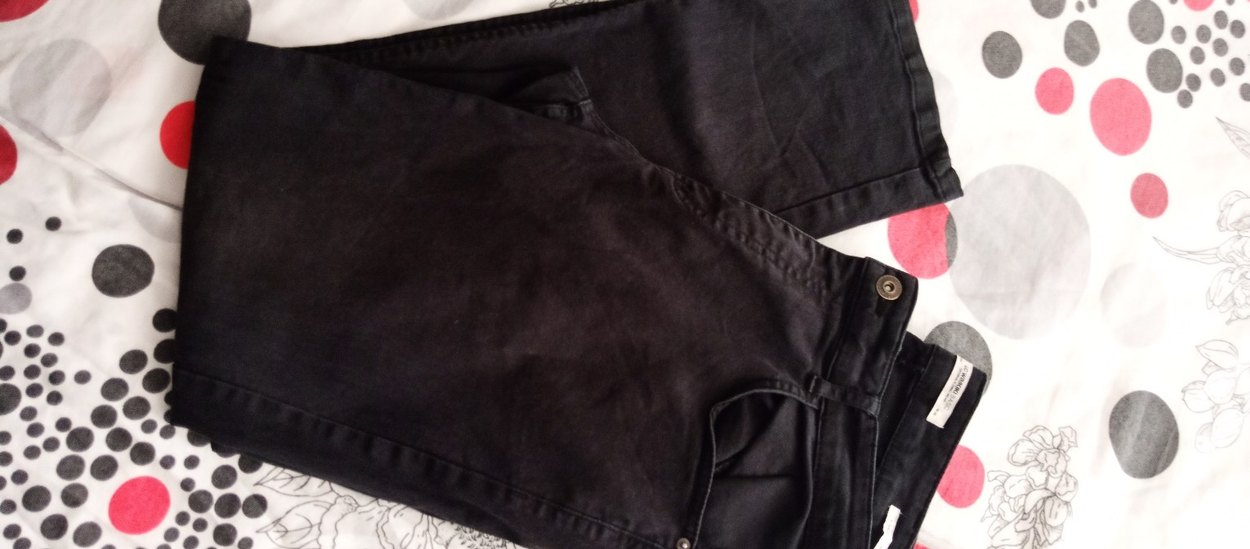 Düğmeli Rahat Kesim Kadın Kot Pantolon - Görsel 3