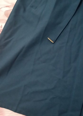 Kemerli Lacivert Kadın Trençkot - Görsel 4