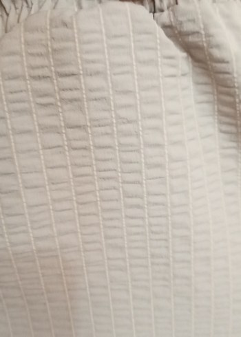 Bej Bol Kesim Keten Pantolon - Görsel 8