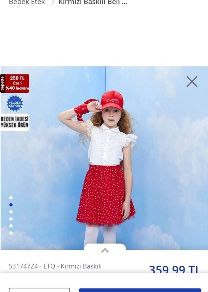 Kırmızı etek - Görsel 2