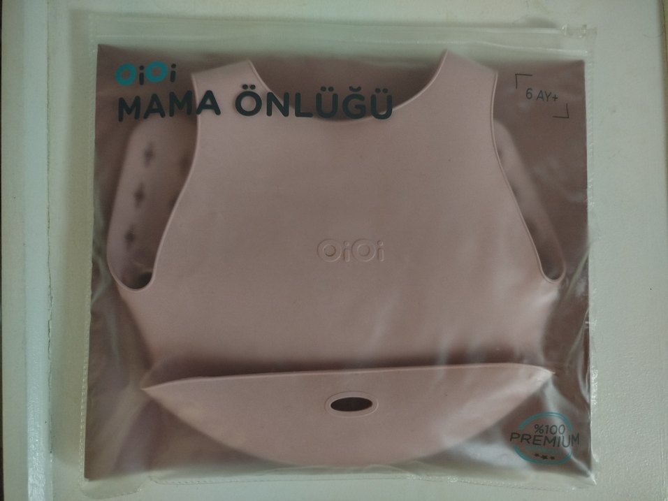 oioi pembe Bebek Mama Önlüğü - Görsel 2
