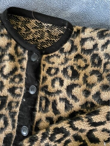 Diğer Leopar desenli hirka
