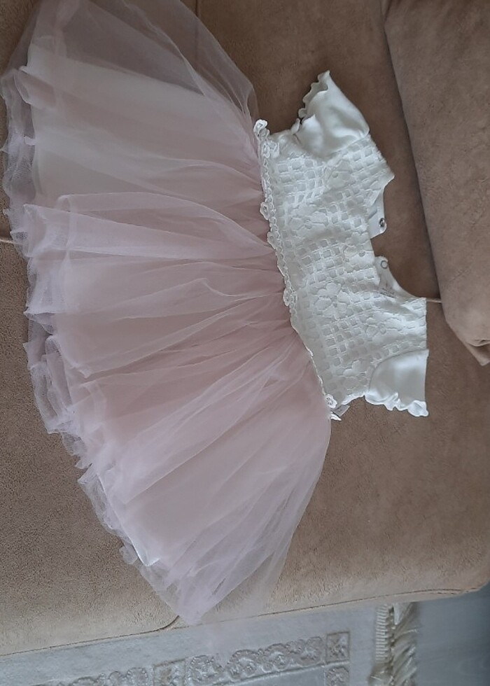 Bebek tül elbise - Görsel 3