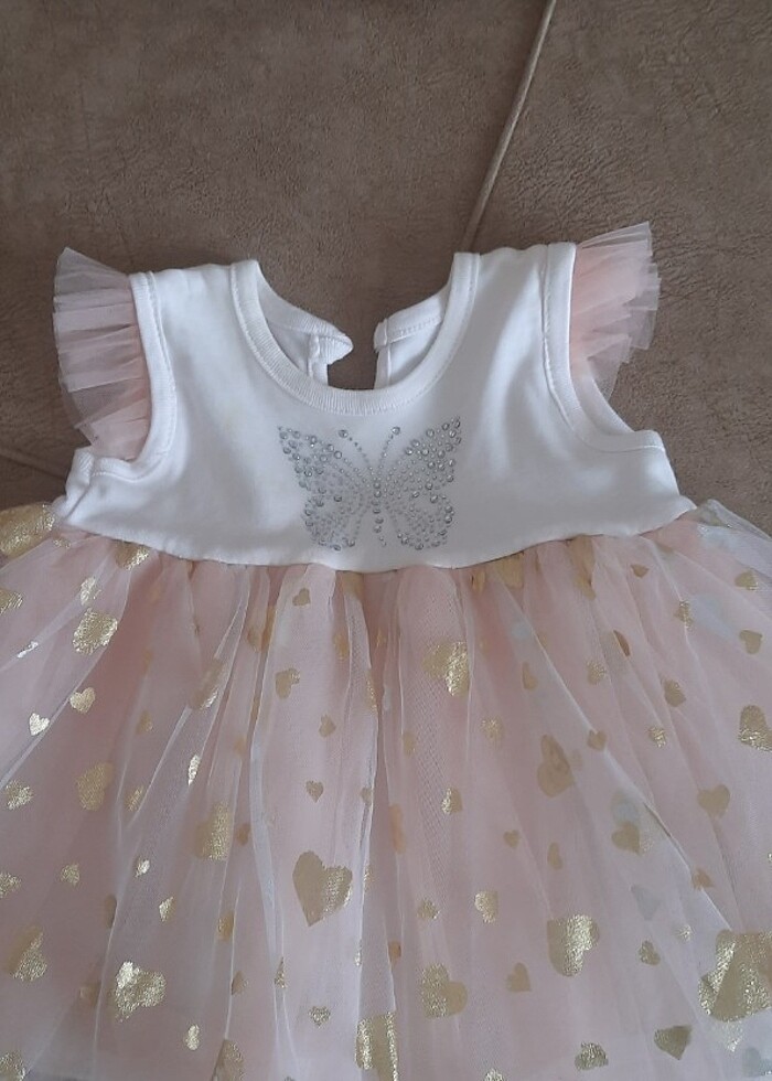 Bebek tül elbise - Görsel 3