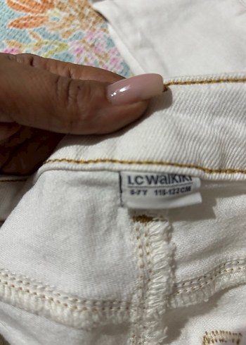 LC Waikiki Düğmeli Beyaz KOT PANTOLON
