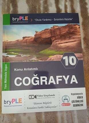 Konu anlatımlı coğrafya kitabı