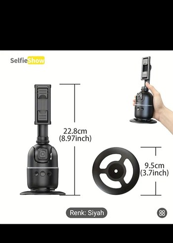 Beyaz Otomatik Telefon Tutucu - Görsel 7