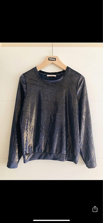 Janjanlı kadife sweat