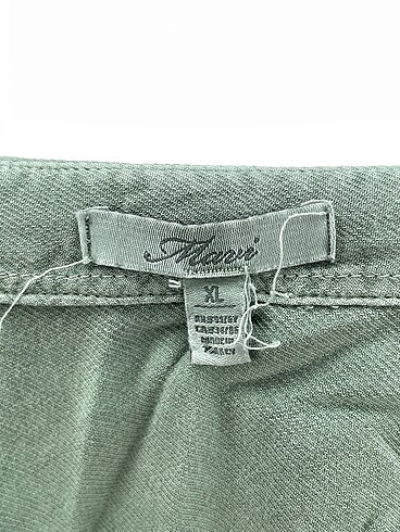 xl Beden yeşil Renk Mavi Jeans Gömlek %70 İndirimli.