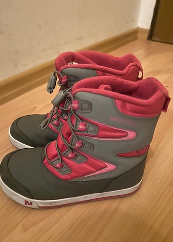 Kız Çocuk Pembe Gri Kar Botu
