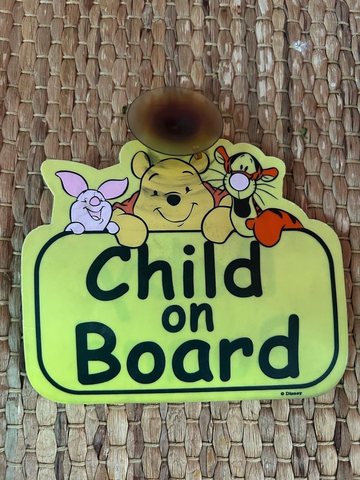 Renkli Baskılı Sarı Bebek İşareti - Görsel 2