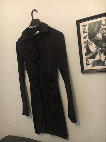 xs Beden H&M Siyah Casual Elbise