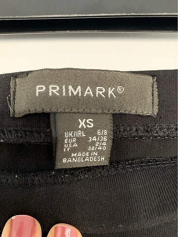 xs Beden siyah Renk PRİMARK Siyah Tayt