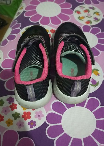 Kız Çocuk Renkli Bağcıklı Spor Ayakkabı - Görsel 3