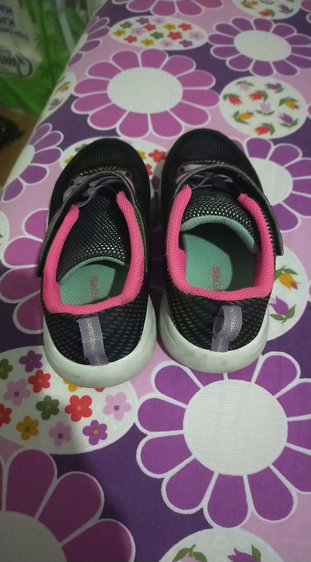 Kız Çocuk Renkli Bağcıklı Spor Ayakkabı - Görsel 3