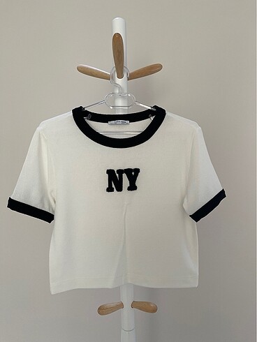 T shirt kadın beyaz zara