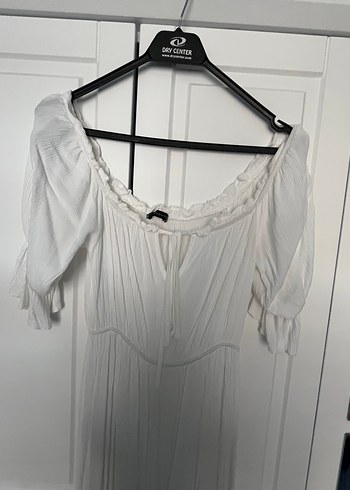 Trendyol Beyaz Bohem Uzun Elbise - Görsel 3