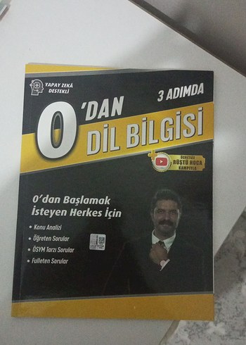 3 Adımda 0'dan Dil Bilgisi Kitabı Rüştü hocanın
