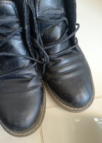 Kemer Detaylı Siyah Erkek Botu 37 no - Görsel 3