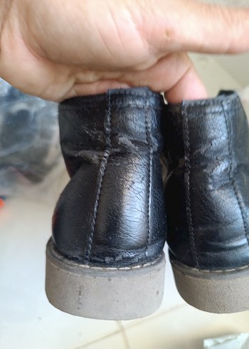 Kemer Detaylı Siyah Erkek Botu 37 no - Görsel 2