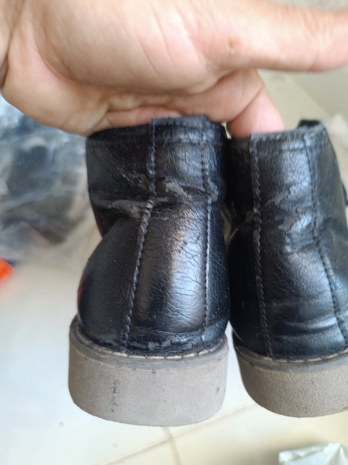 Kemer Detaylı Siyah Erkek Botu 37 no - Görsel 2