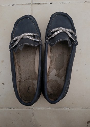 Tokalı Gri Kız Çocuk Loafer Ayakkabı - Görsel 5