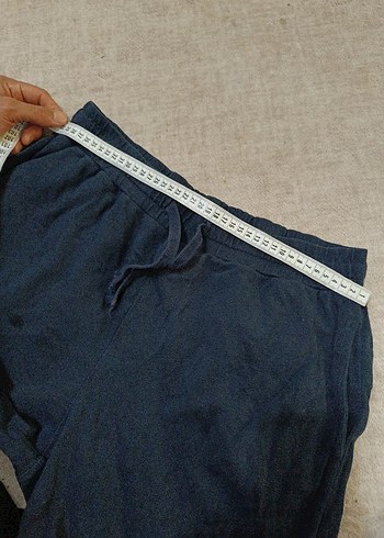 Gri Erkek Midi Boy Rahat Kesim Pijama Şortu - Görsel 5