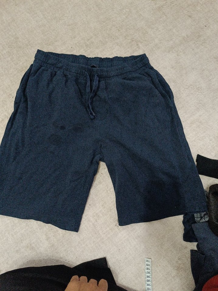 Gri Erkek Midi Boy Rahat Kesim Pijama Şortu - Görsel 2