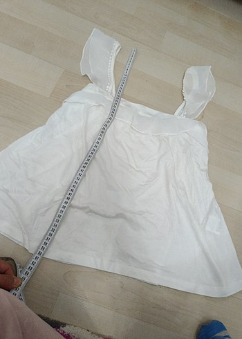 Beyaz Kız Çocuk Atlet - Görsel 2