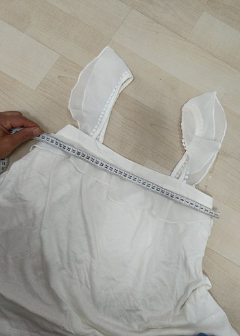 Beyaz Kız Çocuk Atlet - Görsel 3