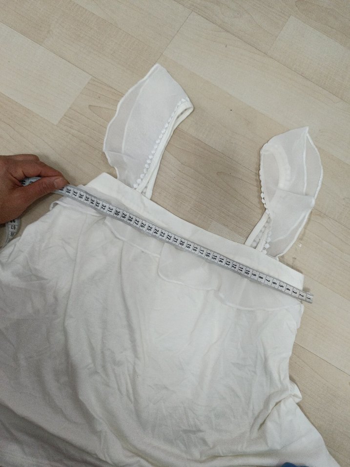 Beyaz Kız Çocuk Atlet - Görsel 3