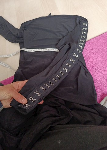 Siyah Kadın Salaş Günlük Hamile Bluzu - Görsel 3