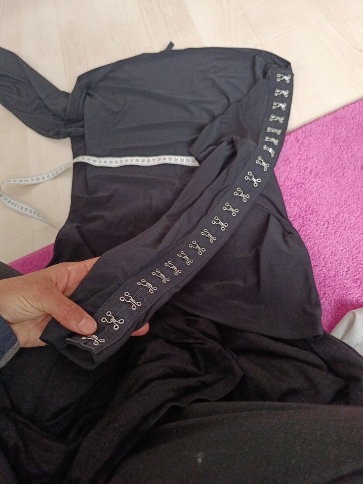 Siyah Kadın Salaş Günlük Hamile Bluzu - Görsel 3