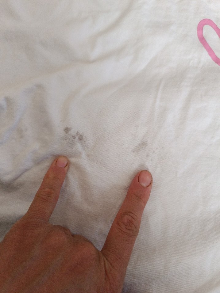 Beyaz Kız Çocuk Tişörtü Kalp Baskılı - Görsel 5