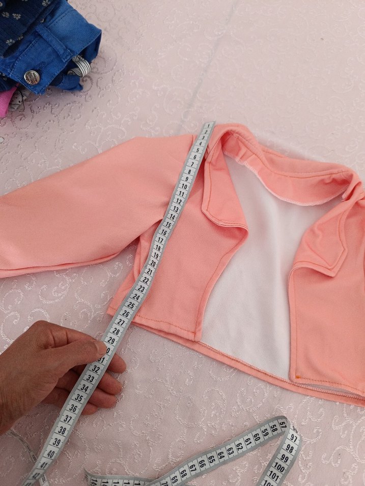 Dantel Detaylı Pembe Kız Bolero - Görsel 2