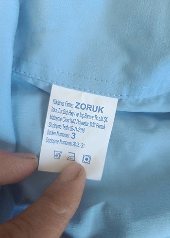 Mavi Erkek Düğmeli Uzun Kollu Pijama Takımı - Görsel 4